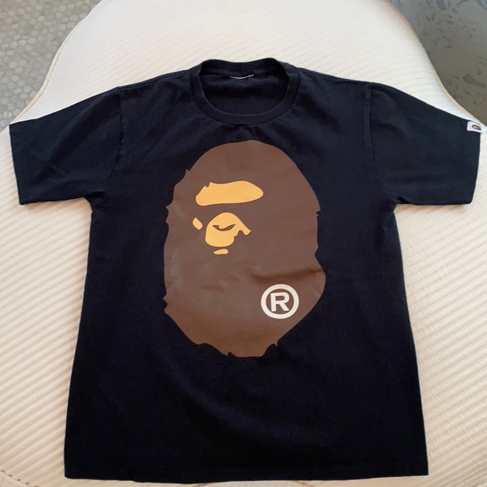 BAPE tshirt, size small adult